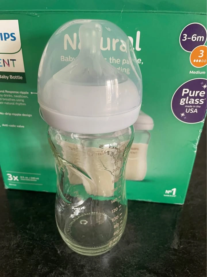 Philips Avent Natural Glass Bottles (3-Pack) - New - photo 2