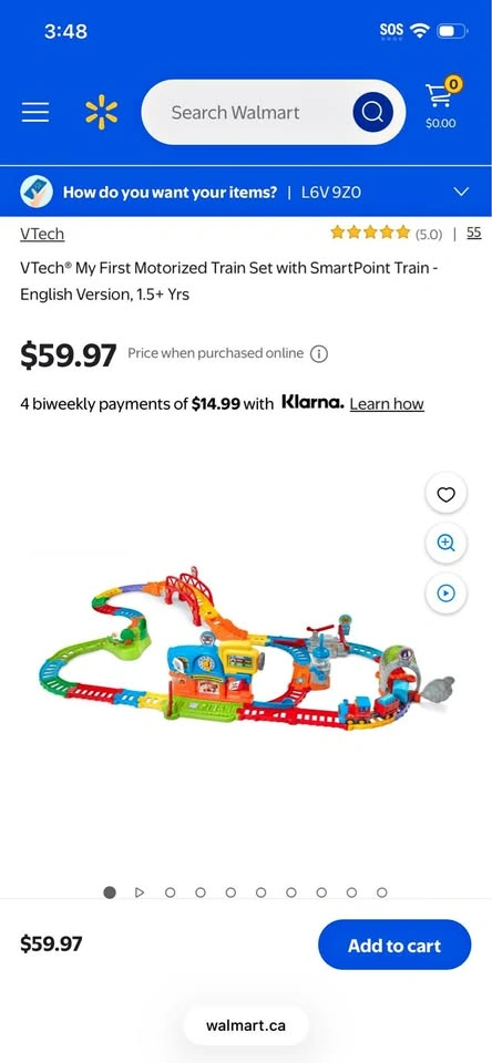 VTech My First Motorized Train Set – Like New