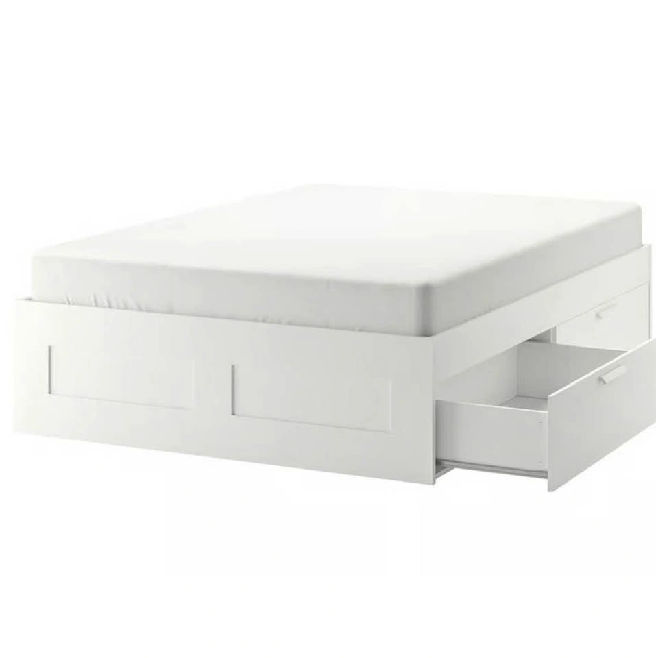 Bed frame with multiple storage