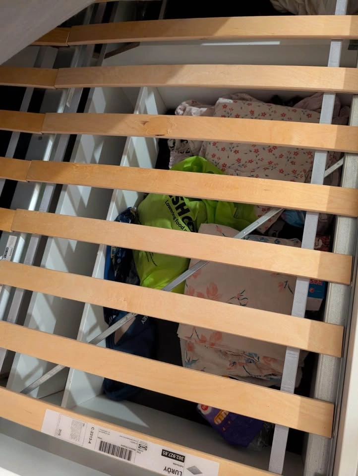 Bed frame with multiple storage - photo 5