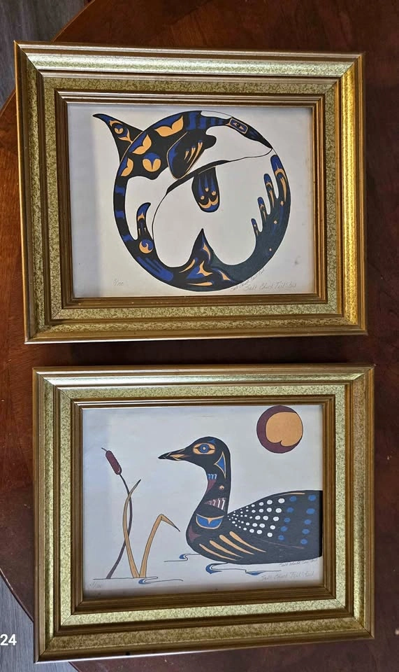 Native Art Prints - Orca & Loon