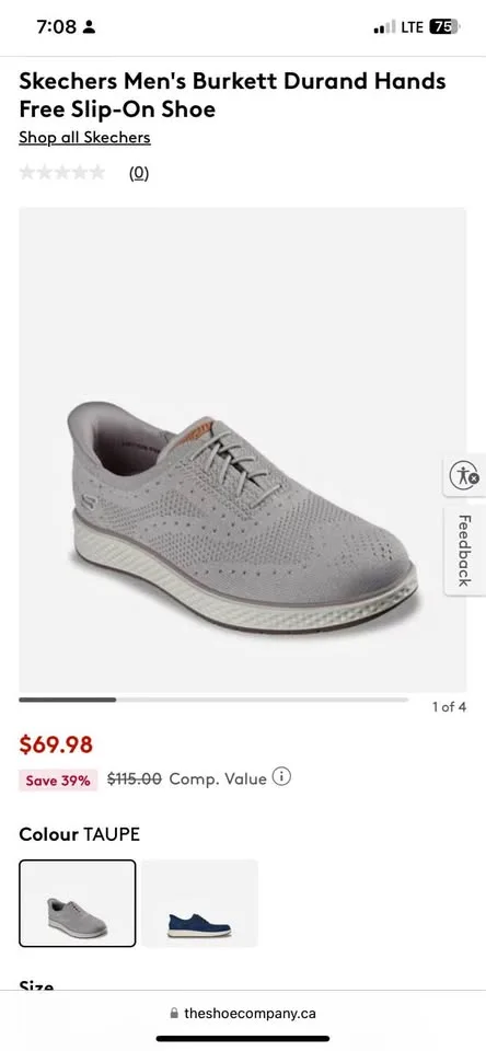 Sketchers slip on shoe thumbnail