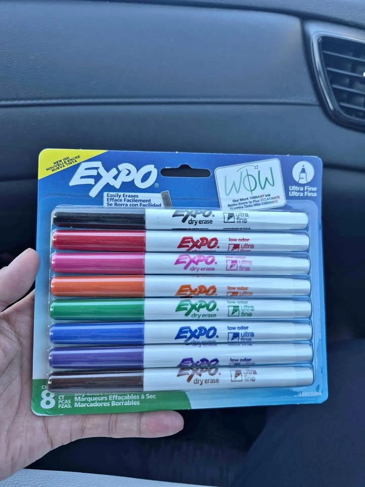 Brand New Expo Dry Erase Markers 8-Pack Assorted