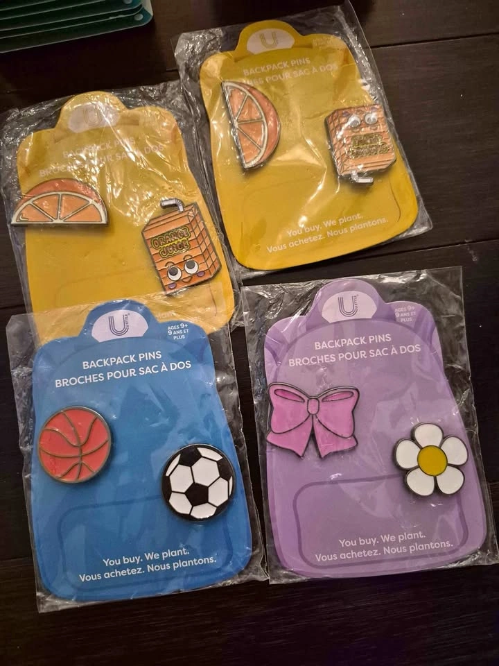 Brand New Lot of Backpack Pins