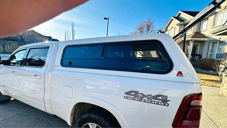 White LEER Canopy for 2019-2026 RAM 1500 (6'4" Bed)