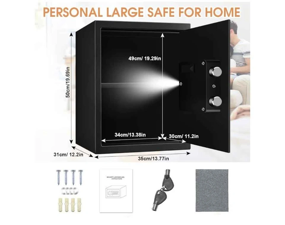 Brand New 3.3cu ft Large Fireproof & Waterproof Digital Home Saf - photo 5