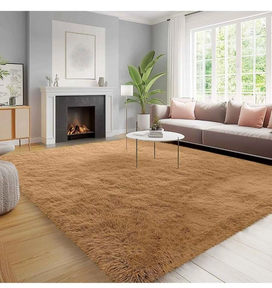 Fluffy Area Rug - 6x9 Ft Shaggy Carpet - photo 2