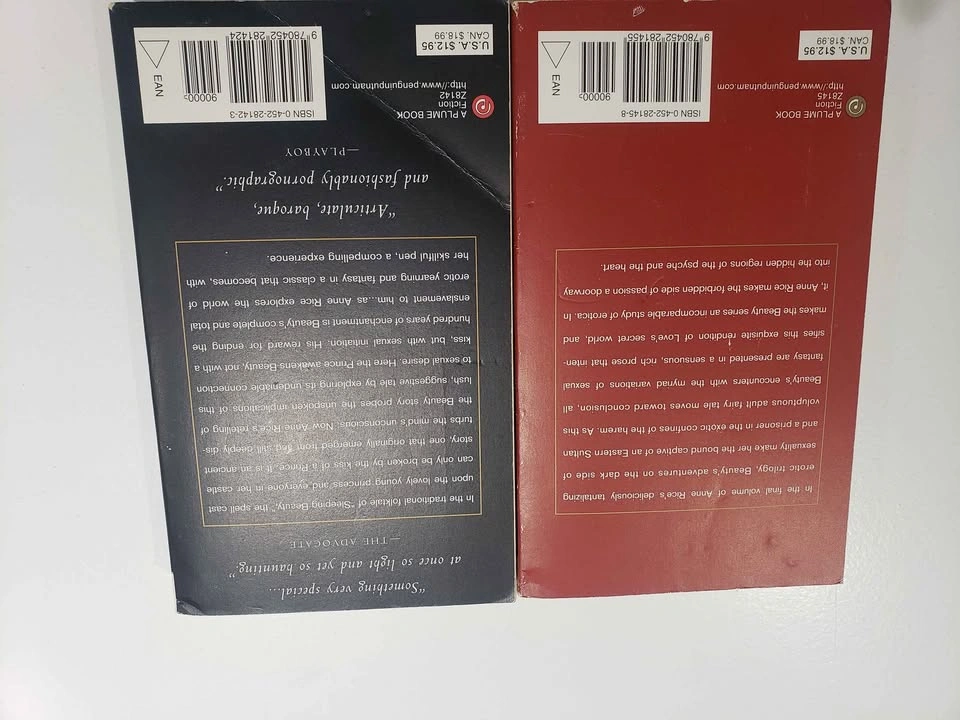 2 Anne Rice Books: The Claiming of Sleeping Beauty & Beauty's Re - photo 3