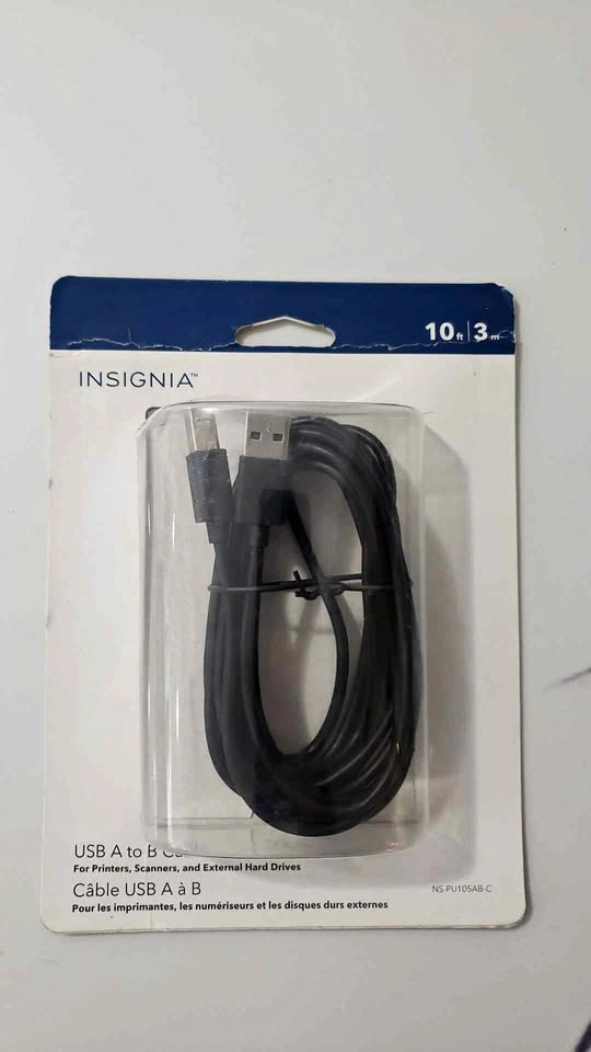 BNIB USB A to B cable for printer