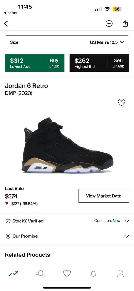 JORDAN 6 ‘DMP’ (2020) - photo 5