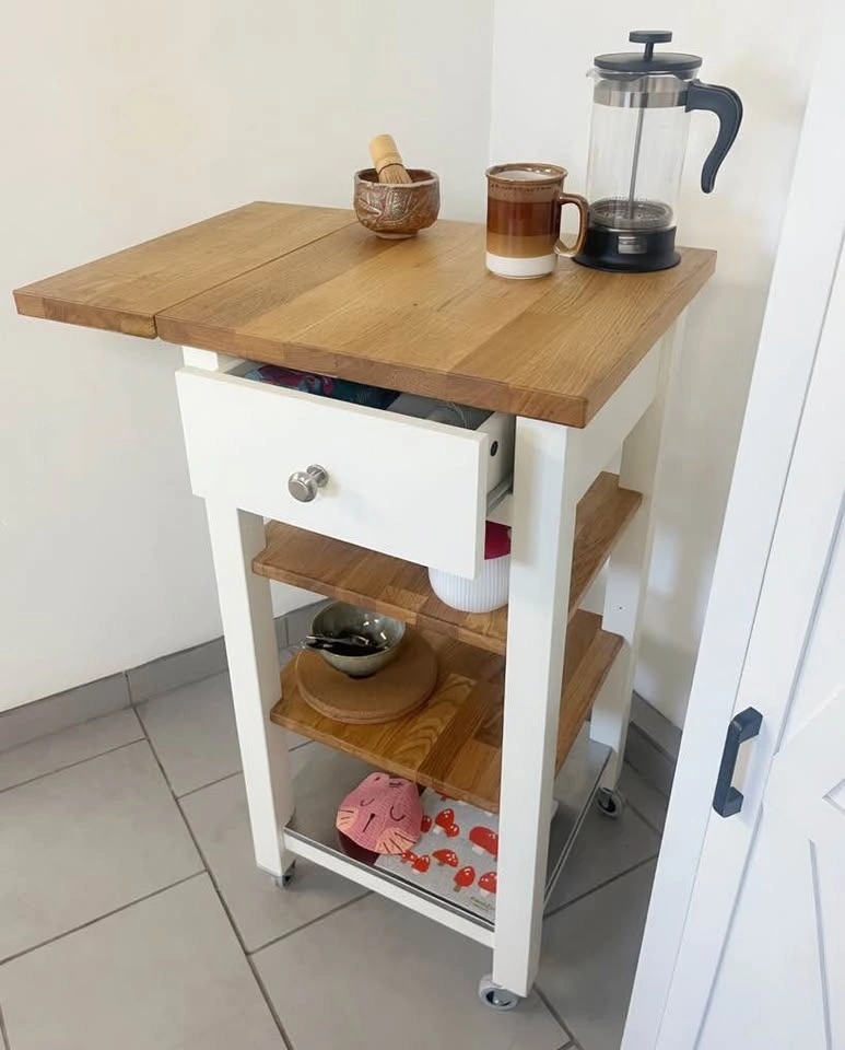 IKEA STENSTORP Kitchen Cart / Island – Solid Wood Top - photo 2