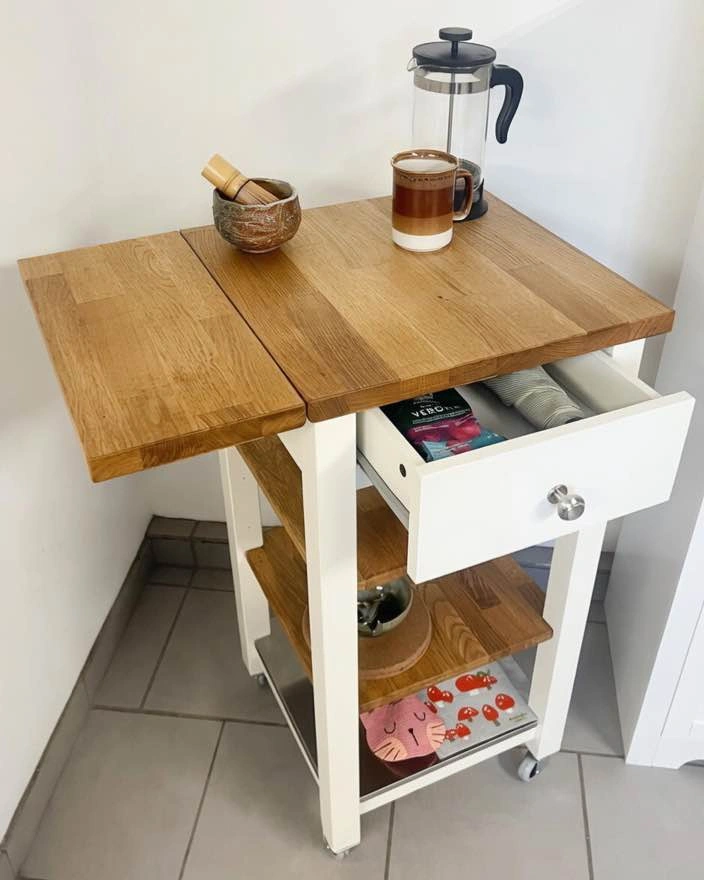 IKEA STENSTORP Kitchen Cart / Island – Solid Wood Top - photo 3