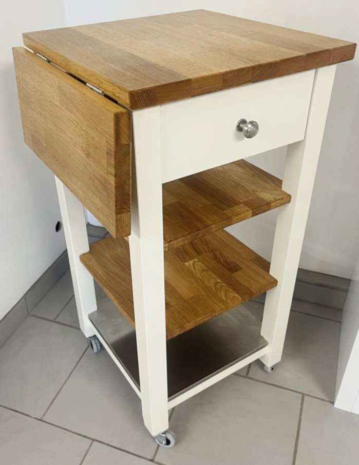 IKEA STENSTORP Kitchen Cart / Island – Solid Wood Top - photo 5