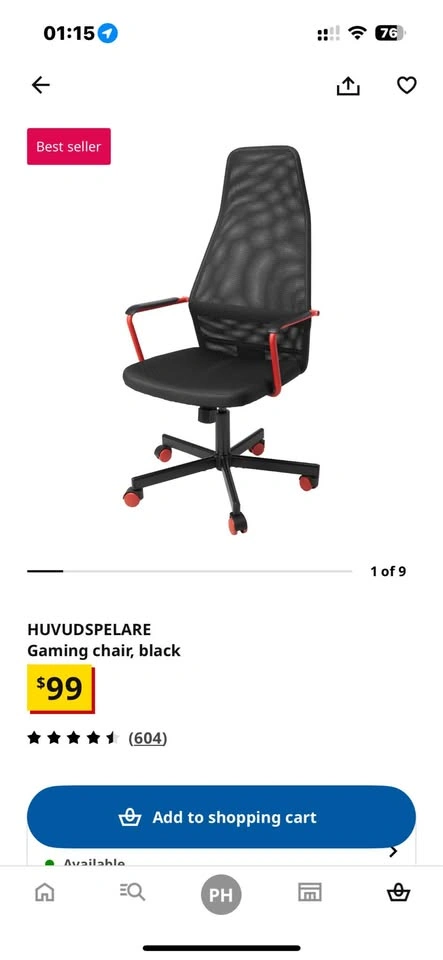 Ikea Huvudspelare Office Chair - photo 2