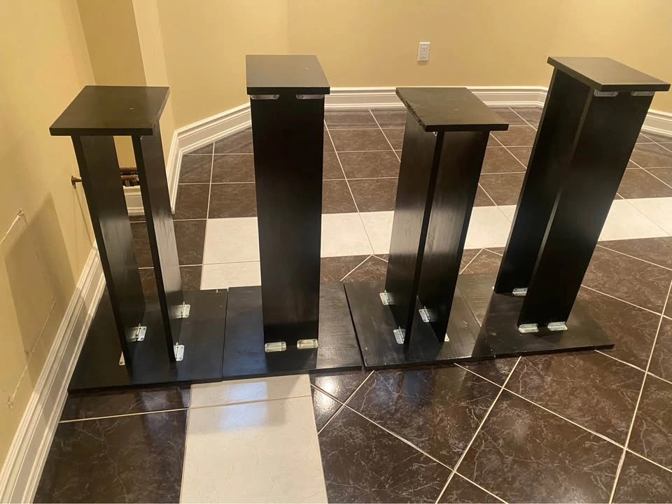 Black Speaker Stands (Set of 4) - photo 3