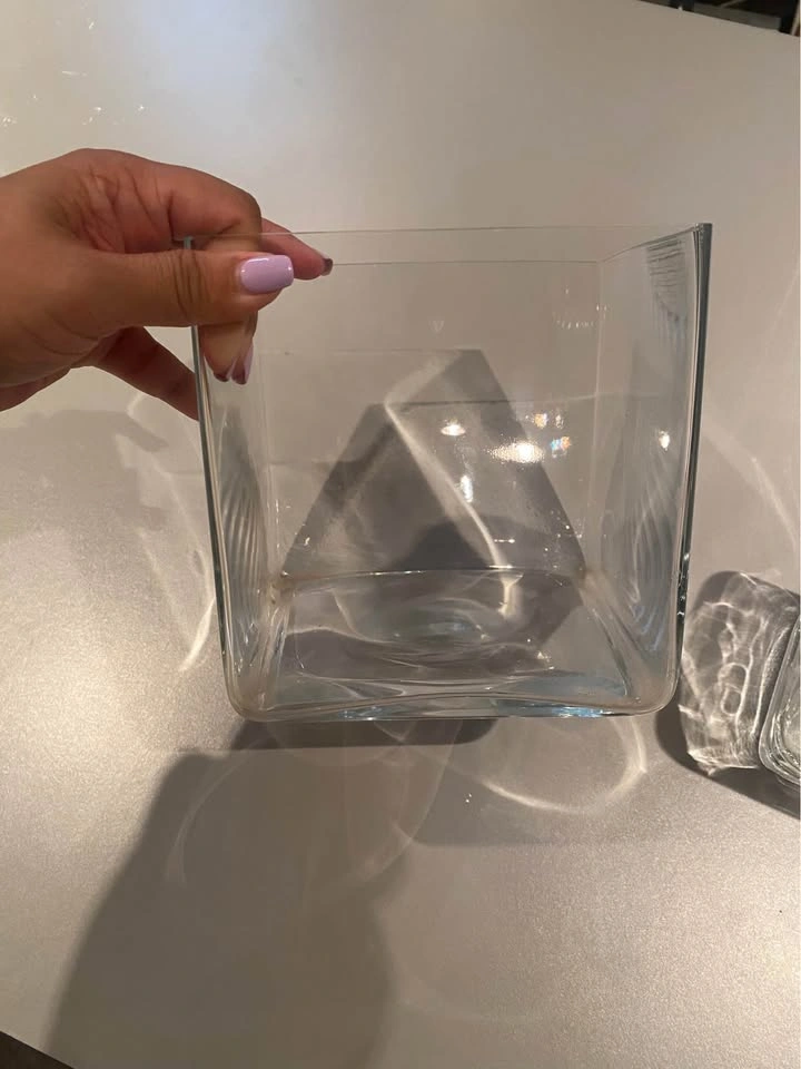 Glass Cube Vases - Set of 4 - photo 2