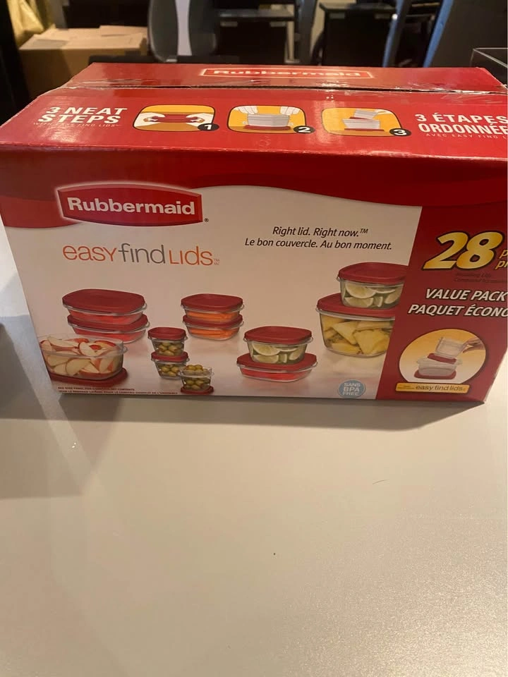 New Ziploc 22 pc & Rubbermaid 28 pc Food Storage Containers - photo 2