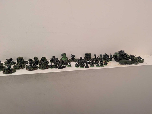 Large Catachan Jungle Fighters Army