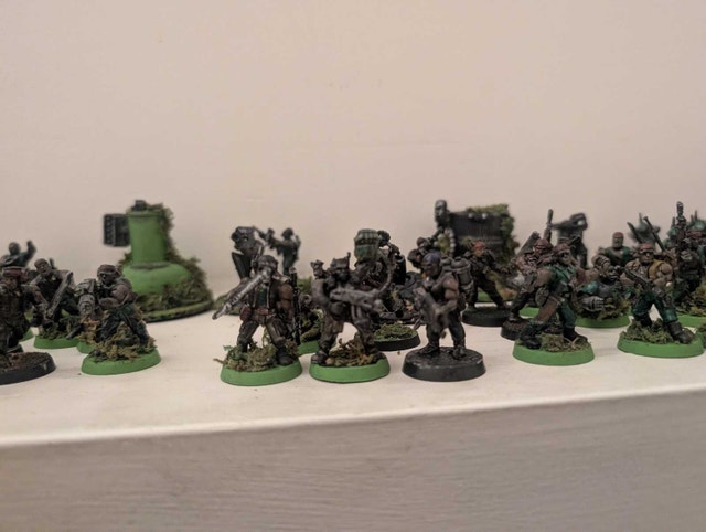 Large Catachan Jungle Fighters Army - photo 2