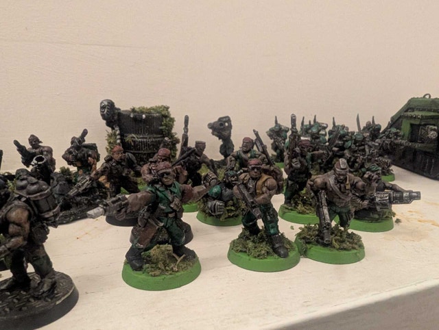 Large Catachan Jungle Fighters Army - photo 4