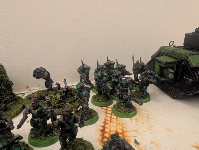 Large Catachan Jungle Fighters Army - photo 5