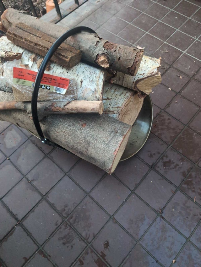 Firewood and Basket - photo 2