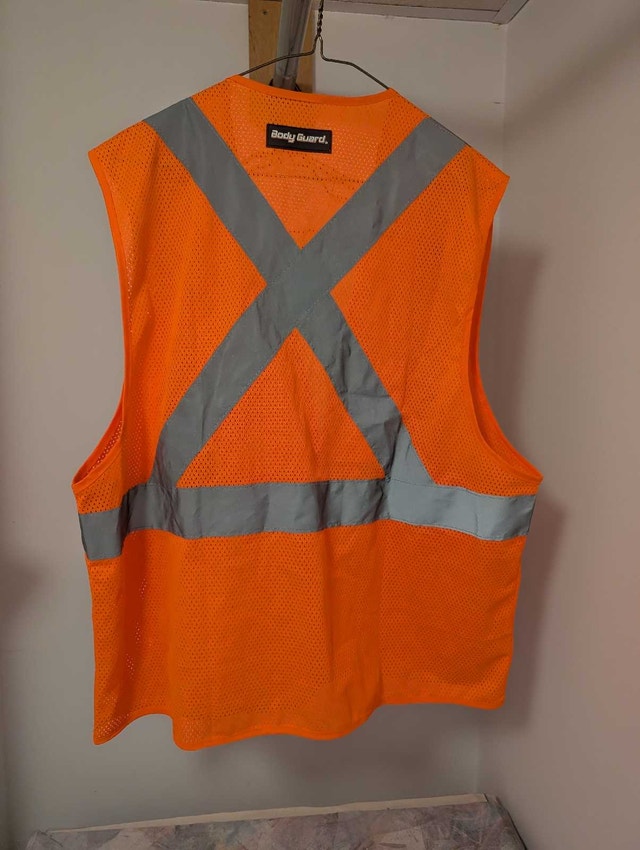 Orange and Grey 'Body Armor' Reflective Vest - photo 2