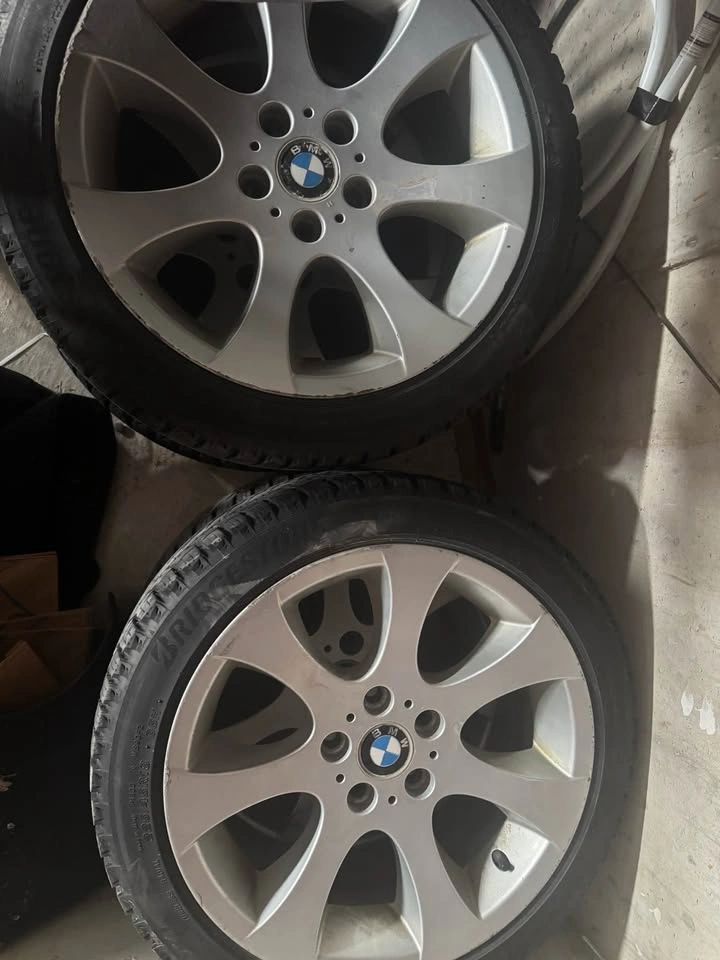 BMW Bridgestone 45R18 Winter Tires with Rims - photo 2