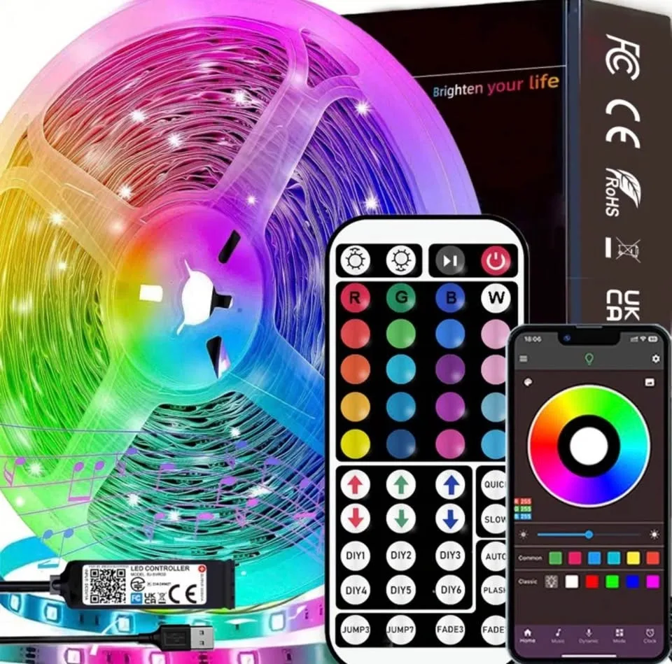 50ft LED Lights with 44 Key Color Remote - photo 4