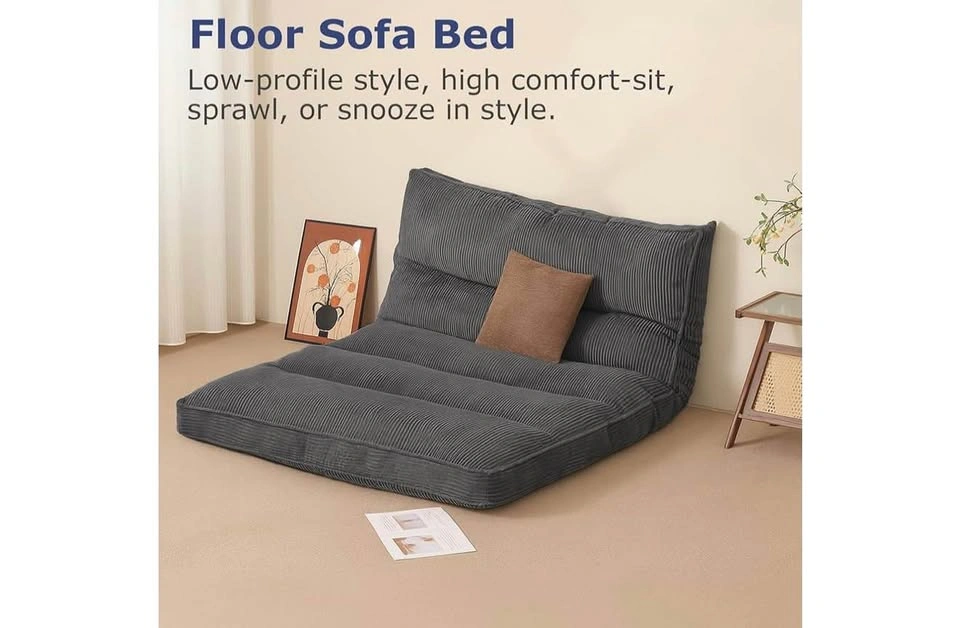 Futon Mattress Japanese Floor Topper, 8" Memory Foam Foldable Fu - photo 3