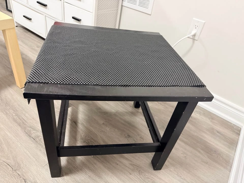 Black Wood Side Table - photo 2