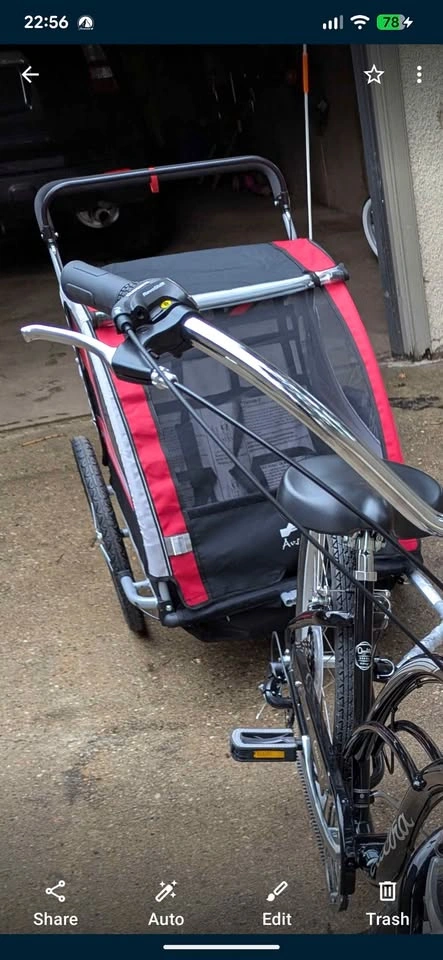 Aosom 2 Seat Bike Trailer for Kids - photo 4