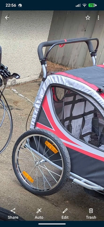 Aosom 2 Seat Bike Trailer for Kids - photo 5