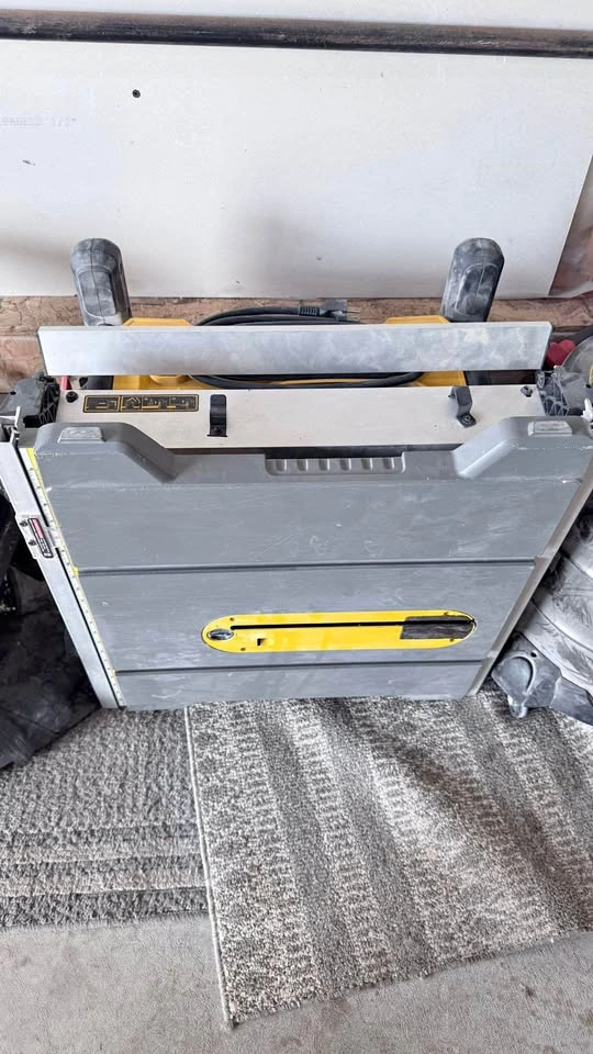Dewalt Table Saw with a stand