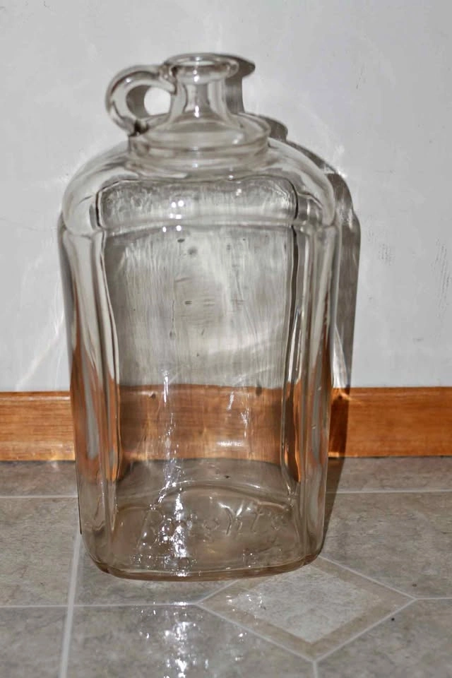 Brights glass wine jug
