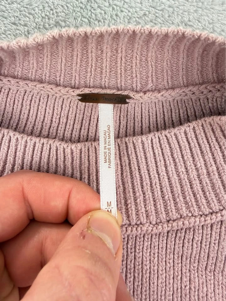 Free People Easy Street Crop Pullover Sweater - Women's M - photo 2