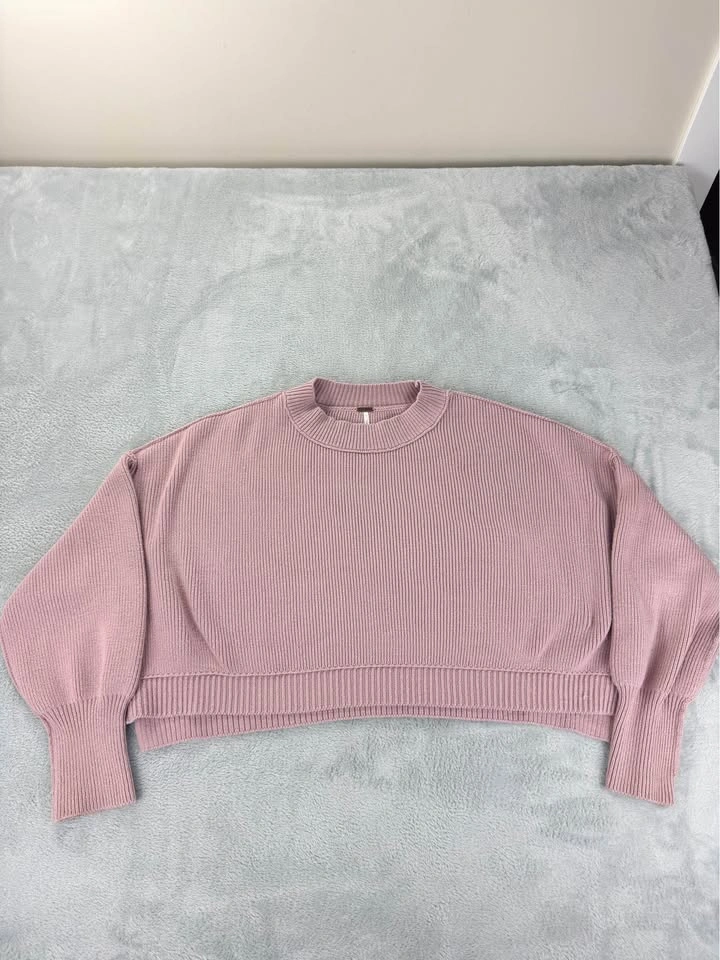 Free People Easy Street Crop Pullover Sweater - Women's M - photo 5