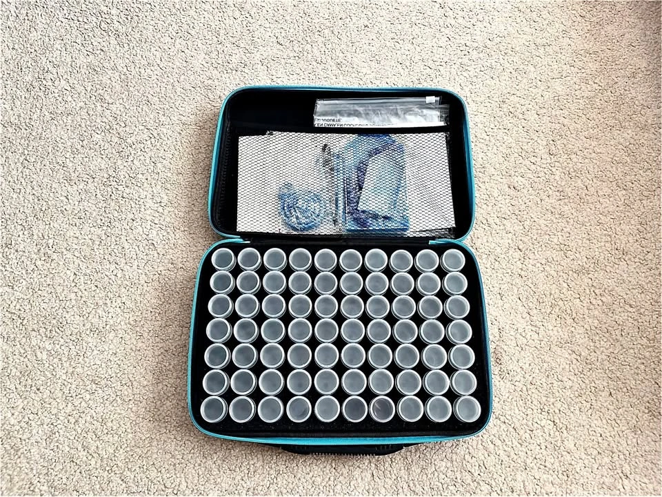 Peacock Diamond Art Storage Case Set - BRAND NEW