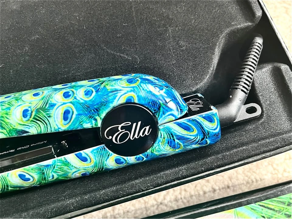 Ella Ceramic Peacock Hair Straightener - BRAND NEW - photo 3