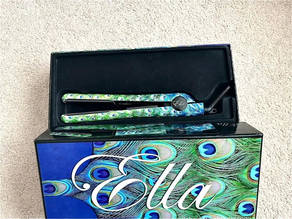 Ella Ceramic Peacock Hair Straightener - BRAND NEW - photo 4