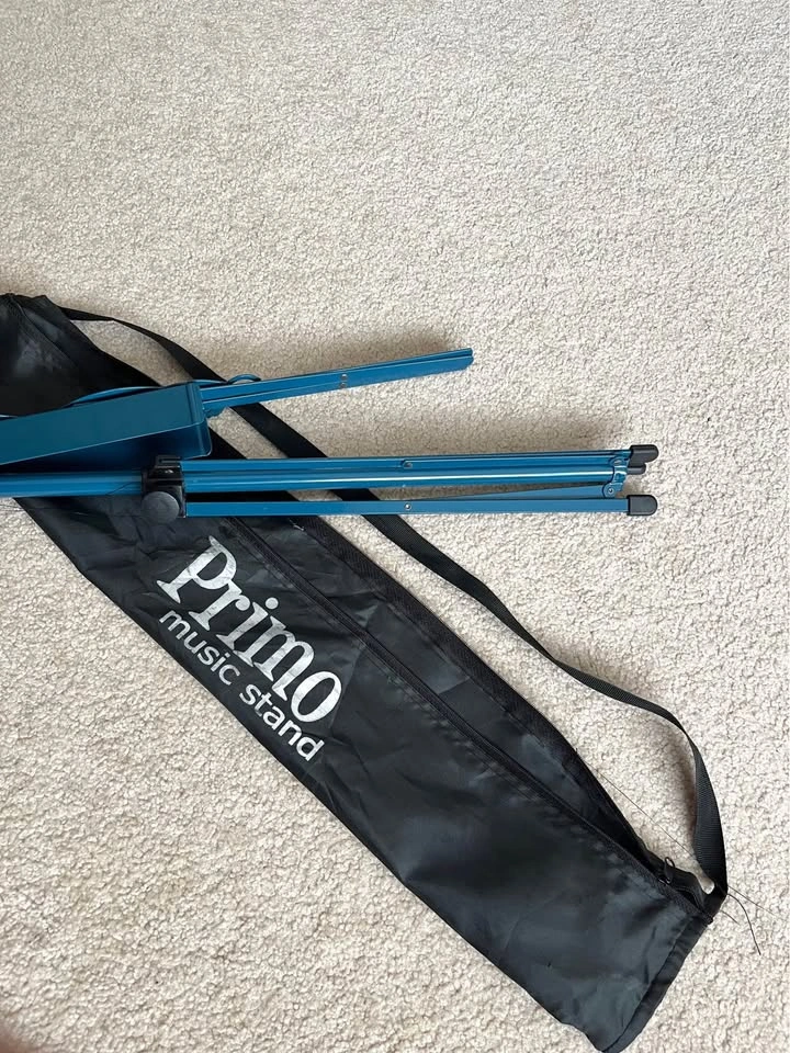 PRIMO Folding blue Music Stand - Lightly Used - photo 3