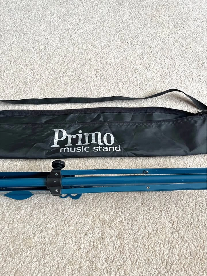 PRIMO Folding blue Music Stand - Lightly Used - photo 4