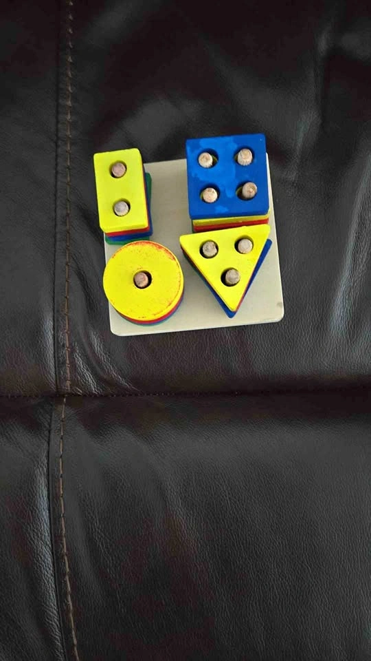 Kids Wooden Shape Stacker Toy
