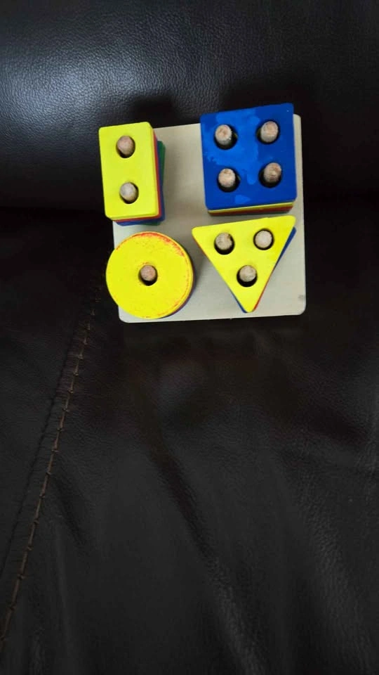 Kids Wooden Shape Stacker Toy - photo 2