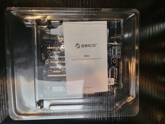 Orico NVME M.2 Expansion Card - photo 3