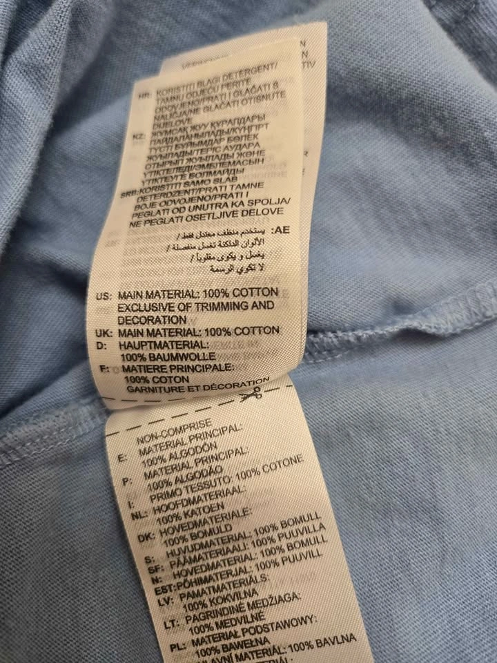 Men's Adidas Light Blue TEE. 2XL / XXL. - photo 4