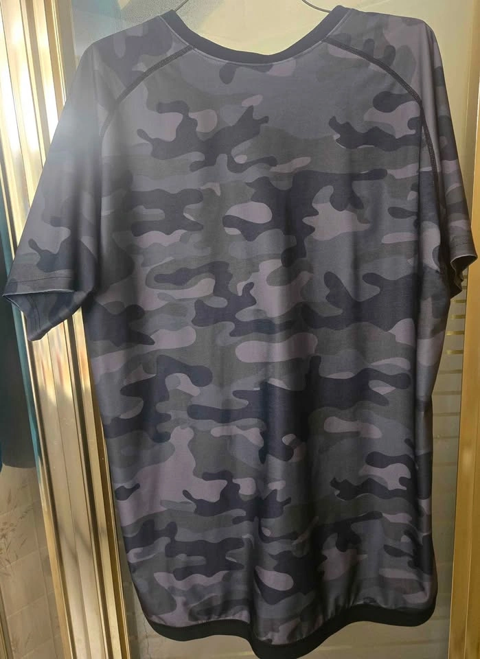 Men's Sauna T-Shirt Kewlioo 4XL Camo - photo 2