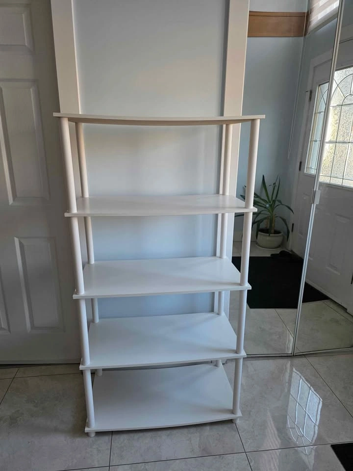 White 5-Tier Shelf - photo 2