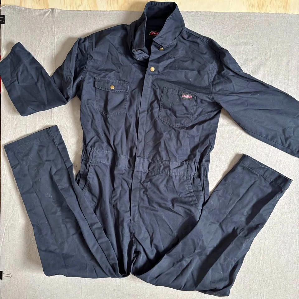 Dickies Navy Blue Workwear Coveralls M