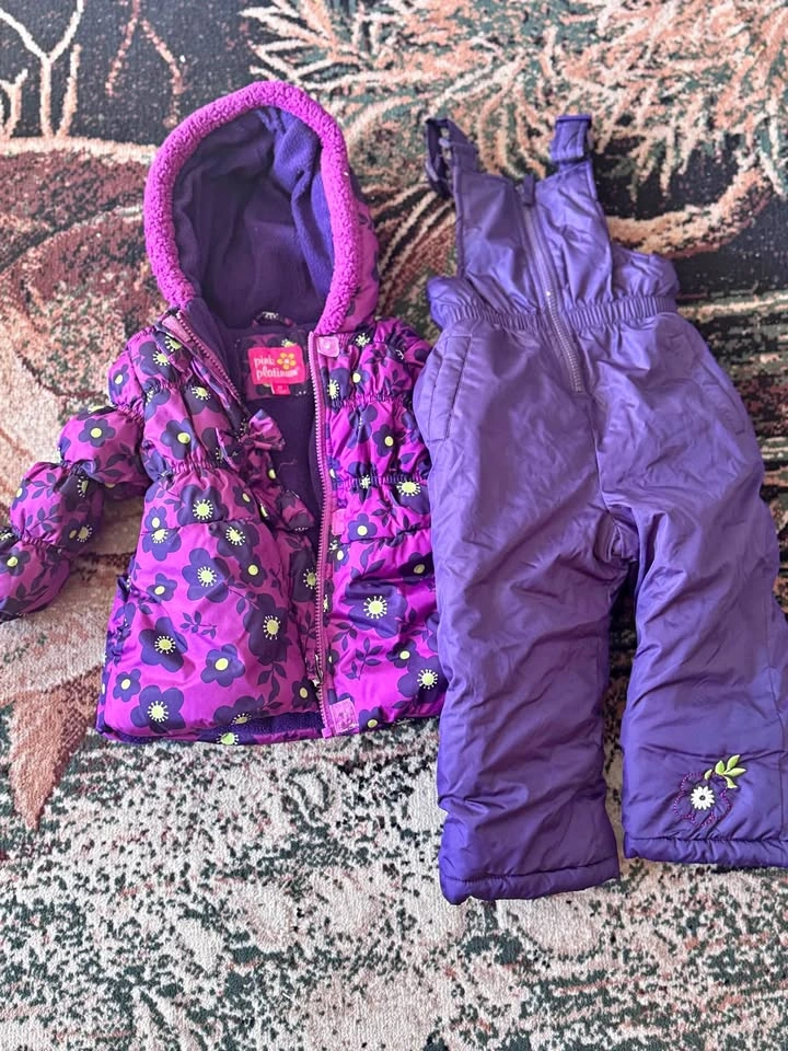 Pink Platinum Snowsuit Size 3T